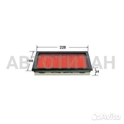 Фильтр воздушный bronco BRA-0264 (AN-222V )