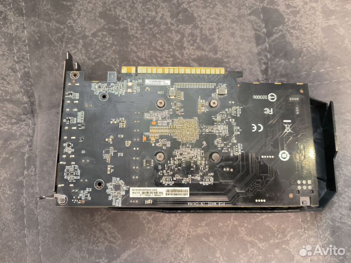 Видеокарта GTX 1650 4Gb Gigabyte WF OC