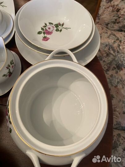 Сервиз столовый роза гдр Kahla