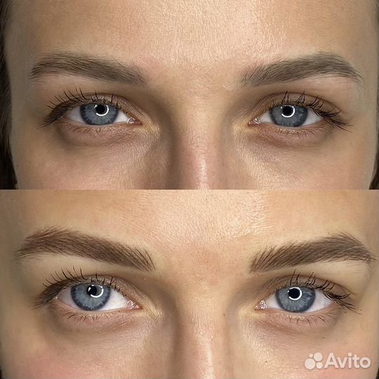 Перманентный макияж волосковый (не микроблейдинг)