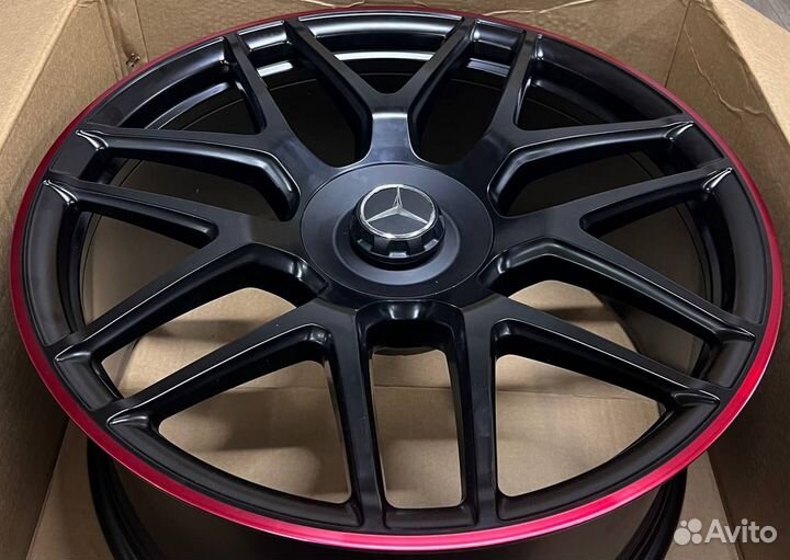 Кованые диски на Mercedes G class Генелдваген R22