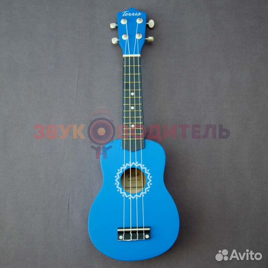 Гавайская гитара укулеле сопрано terris JUS-10 BL