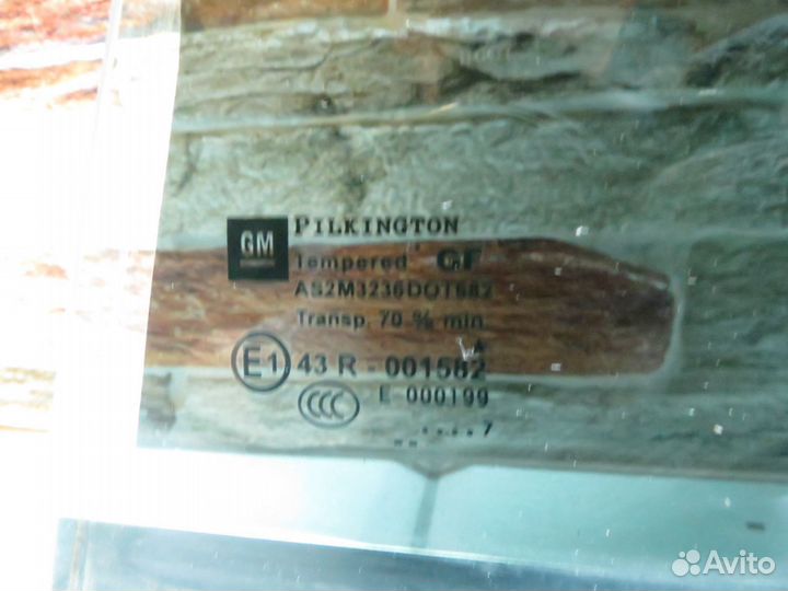 Стекло заднее левое форточка Opel Astra H Астра