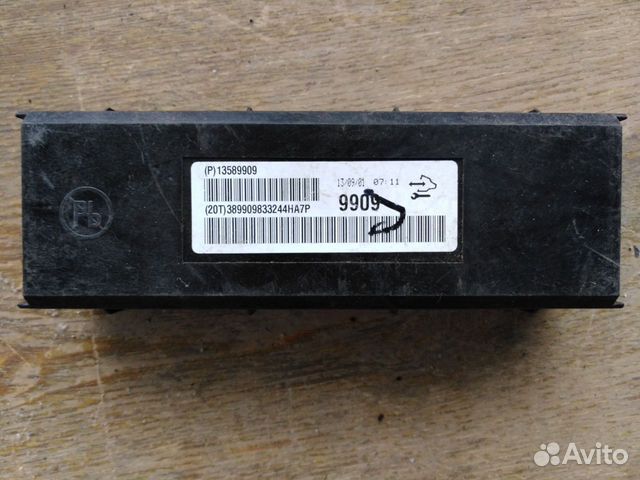 GM Cruze Блок 13589909 Модуль Комфорта Chevrolet