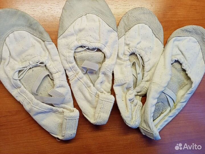 Балетки, чешки для танцев, шишки