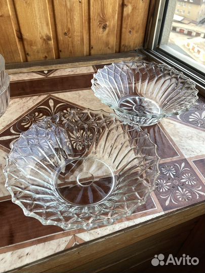 Салатница стекло СССР винтажная