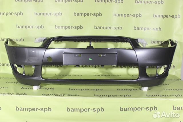 Бампер передний Mitsubishi Lancer X A39 Stone Grey
