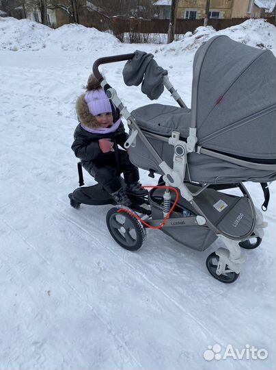 Подножка для второго ребенка с сиденьем