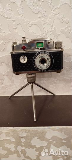 Зажигалка СССР бензиновая Фотоаппарат