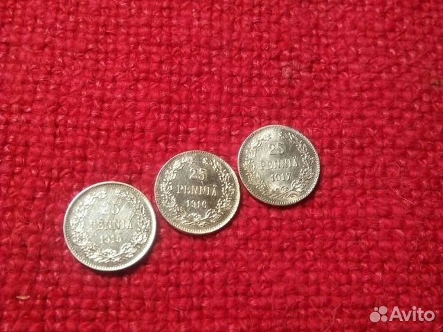 Монета /25 Пенни/ россия-финляндия 20 век/на выбор