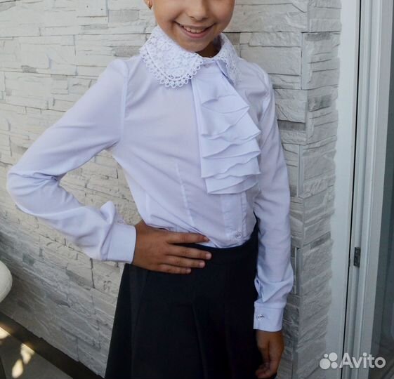 Блузка школьная 140-146