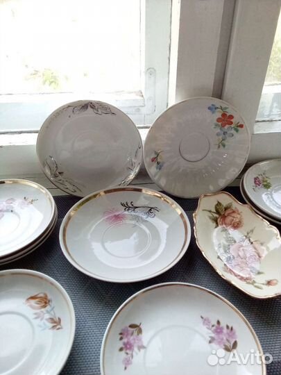 Чайные блюдца времён СССР