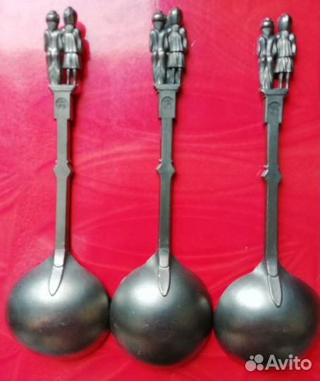 Ложки коллекционные олово Германия №4