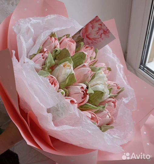 Букеты. Зефирные букеты. Зефир