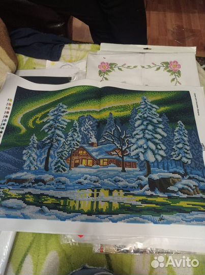 Большая схема для вышивки бисером