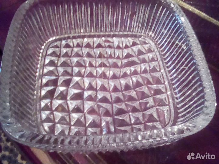 Хрустальный салатник СССР