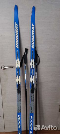Лыжи беговые 2 пары 150 и 170