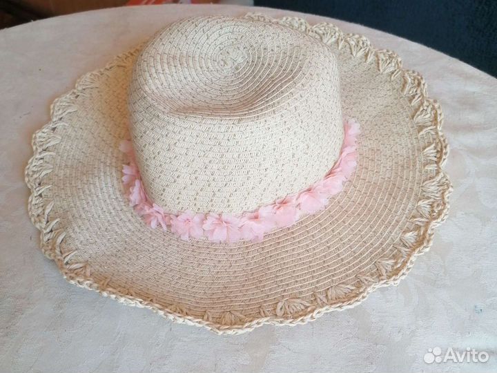 Пляжная шляпа на девочку 9-10 лет