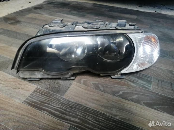 Фара левая BMW 3er E46 Coupe Дорестайлинг галоген