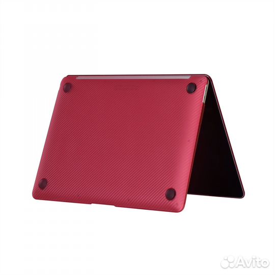 Чехол для MacBook Pro 14.2 2022 бордо карбон