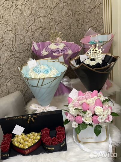 Цветы розы и букеты