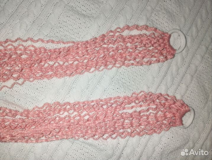 Афрохвосты и афрокосы съёмные на резинке