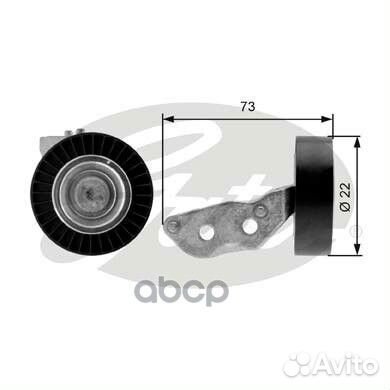 Ролик обводной приводного ремня T36105 Gates