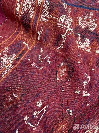 Туркменский ковёр. Винтаж, ручная работа