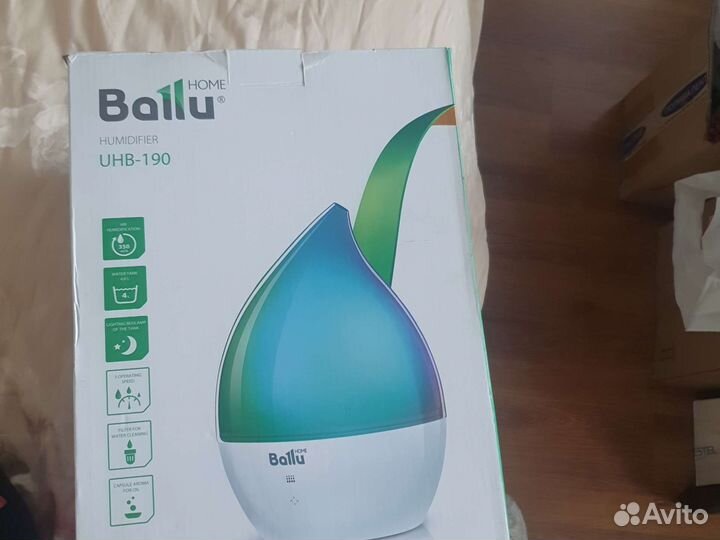 Увлажнитель воздуха ballu UNB-190 новый аромо