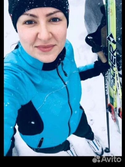 Лыжная беговая куртка женская