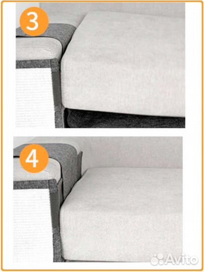 Комплект чехлов-когтеточек на подлокотник мебели