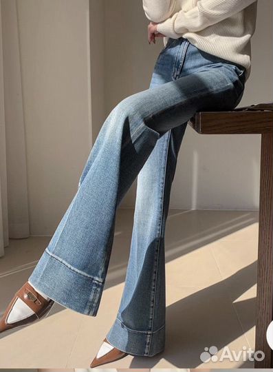 Джинсы клеш