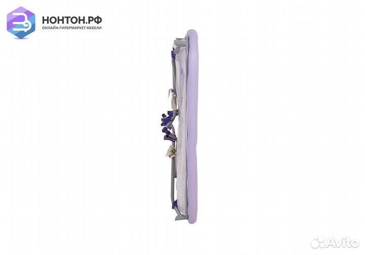 Манеж Фея Классика принт Милые оленята / сиреневый