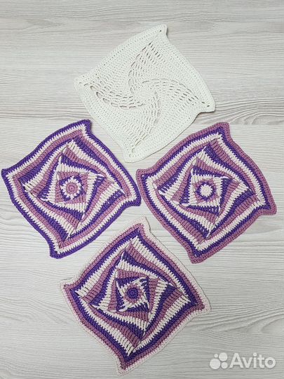 Плед покрывало ручной работы