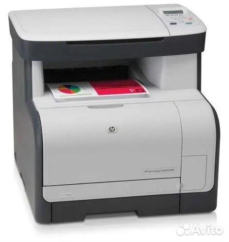 Отличный рабочий цветной лазерный принтер мфу HP