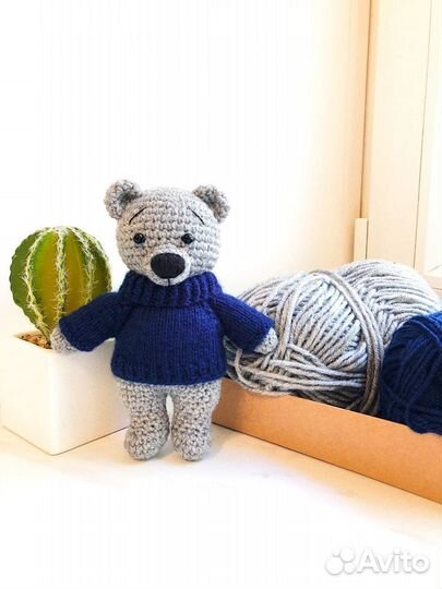 Вязаный мишка