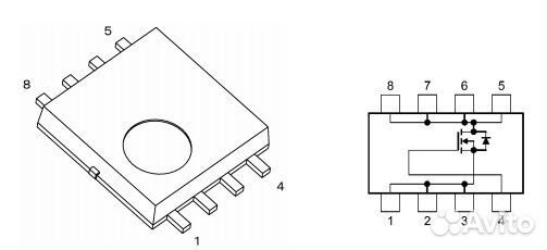 Микросхема tpca8012-H N-Channel mosfet 30V 40A SO