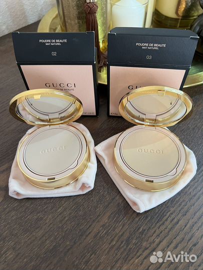 Gucci оригинал пудра матирующая 000, 01