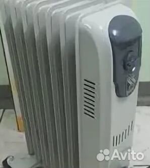 Компактный Масляный радиатор 1000 Вт 55х28 см