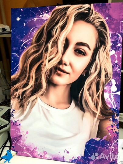 Печать фото на холсте