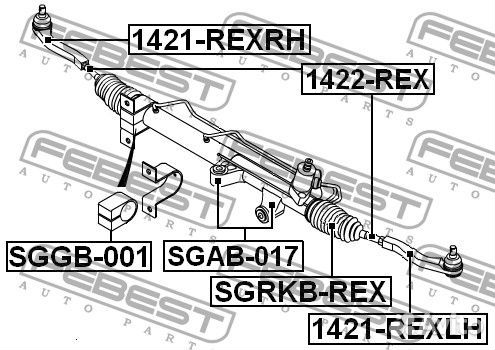Пыльник рулевой рейки