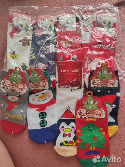 Носки новогодние