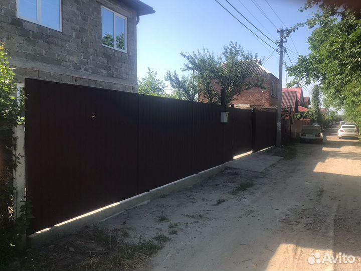 Установка заборов, навесов, заливка бетона