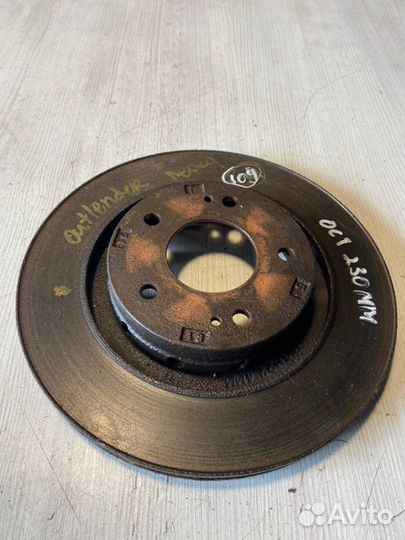 Тормозной диск передний Mitsubishi Outlander CU