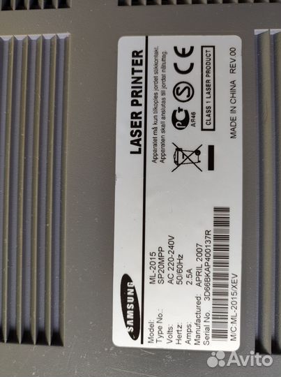 Принтер samsung ML-2015 + HP Photosmart C4283