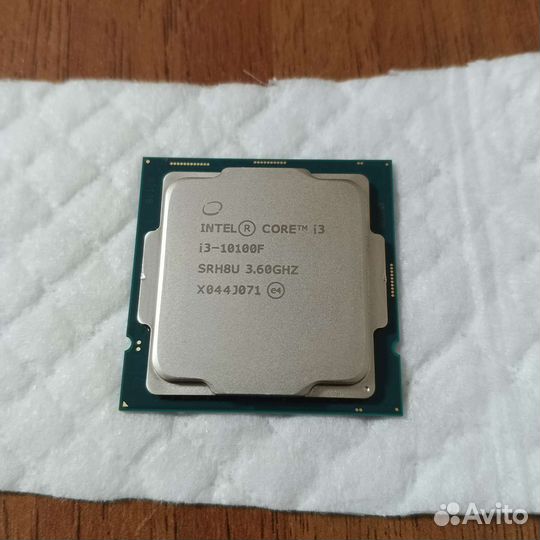 Процессор intel core i3 10100f + Кулер