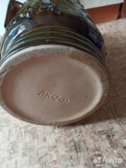 Ваза огромная керамика лксф СССР редкая