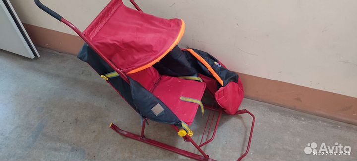 Детские санки коляска бу