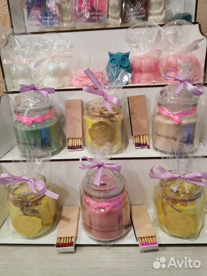 Свечи ручной работы 100мл