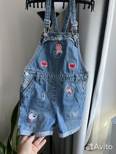 Полукомбинезон джинсовый next 110-116